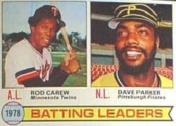 1979 Topps Baseball Cards      001      Rod Carew/Dave Parker LL